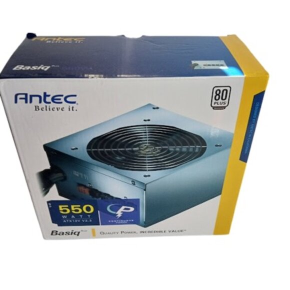 Antec BP550 Plus 550W ATX12V V2.3 Modular Power Supply New - Picture 1 of 8